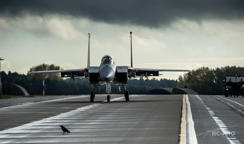 Illustration for article titled This Photo Tour Of The USAF's "Grim Reapers" F-15 Squadron Will Give You Shivers